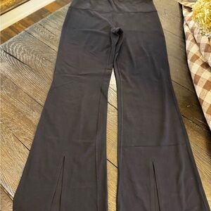 Athleta Black Elation Split Flare Pants